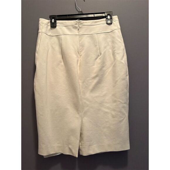 White House Black Market Women's Cream Pencil Skirt Standard Size 8 Workwear - Picture 4 of 9